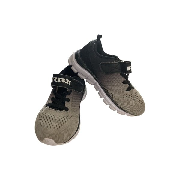 RBX Kids toddler Size 8 Gray Black Mesh Athletic sneakers Shoes - Picture 1 of 8